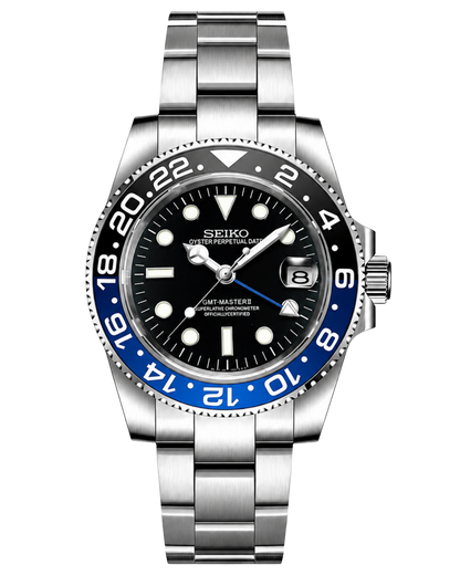 SEIKO GMT BATMAN AUTOMATICO