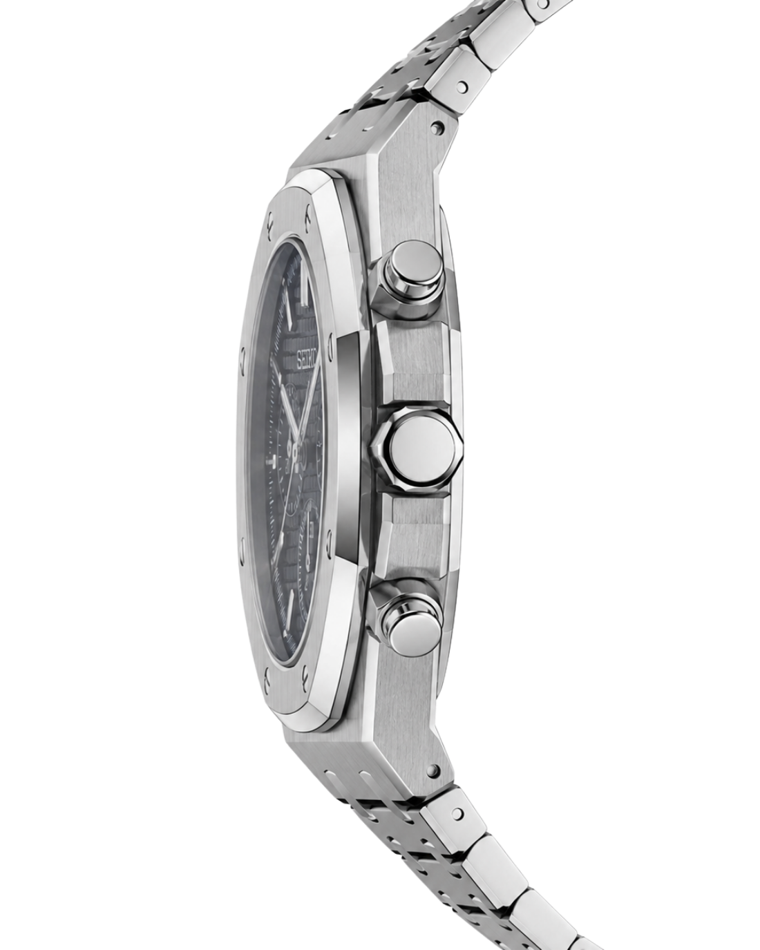 Reloj Automático Estilo Royal Oak Azul | King of Seikos