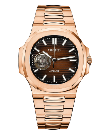 SEIKO NAUTILUS OPEN HEART CHOCOLATE